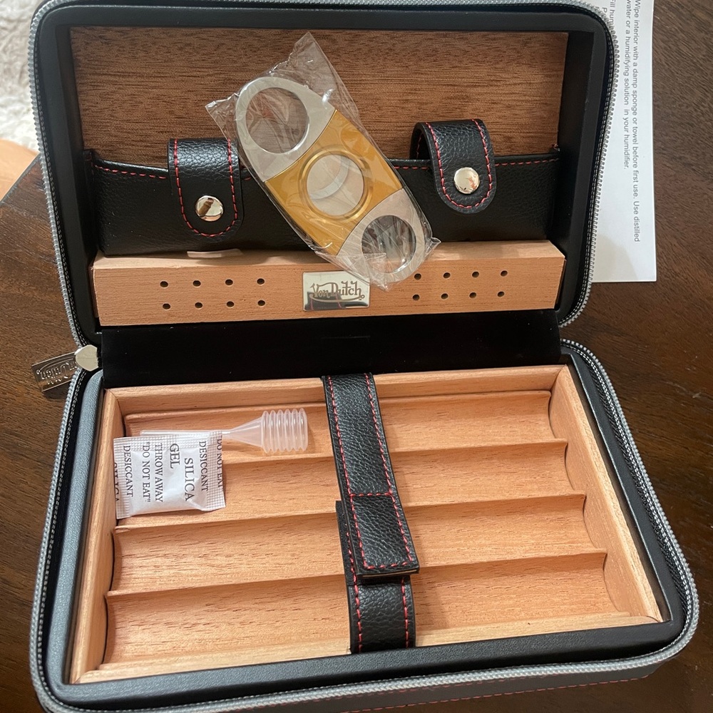 Von Dutch Barbershop Print Cigar Box/Humidor - Picture 5 of 6